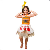 Fantasia Moana Menina Infantil