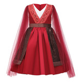 Fantasia Mulan Princesa Vestidos