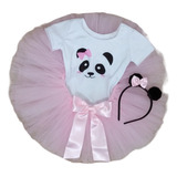 Fantasia Personalizado Panda Infantil
