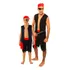 Fantasia Pirata Infantil Adulto Halloween Cosplay Carnaval