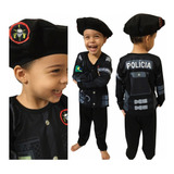 Fantasia Policial Infantil Boina