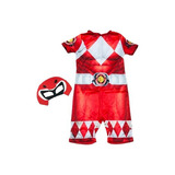 Fantasia Power Rangers Vermelho