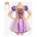 Fantasia Princesa Rapunzel Enrolados