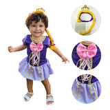 Fantasia Rapunzel Bebe Com