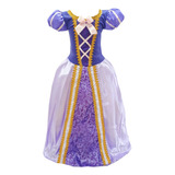 Fantasia Rapunzel Enrolados Vestido