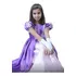 Fantasia Rapunzel Princesa Infantil+ Brinde Luvas E Tiara 