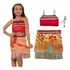 Fantasia Roupa Moana Infantil Princesa Com Colar Aniversário
