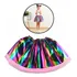 Fantasia Saia Tule Multicolor Fada Infantil Carnaval Cosplay