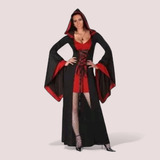 Fantasia Vampira Feminina Vestido