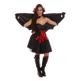 Fantasia de Halloween Infantil Draculinha Feminina Vampira