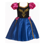 Fantasia Vestido Anna Frozen