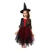 Fantasia Vestido Bruxa Festa Halloween Infantil Chapéu Tule