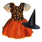 Fantasia Vestido Bruxinha Luxo