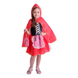 Fantasia Vestido Chapeuzinho Vermelho