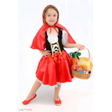 Fantasia Vestido Chapeuzinho Vermelho