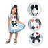 Fantasia Vestido Infantil Carnaval Alice Pais Das Maravilha
