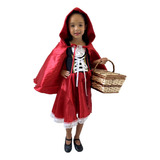 Fantasia Vestido Infantil Chapeuzinho