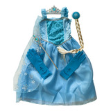 Fantasia Vestido Infantil Elsa