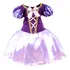 Fantasia Vestido Infantil Rapunzel Enrolados Super Luxo 
