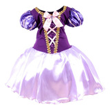 Fantasia Vestido Infantil Rapunzel