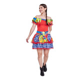 Fantasia Vestido Junina Luxo