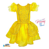Fantasia Vestido Menina Infantil Princesas Dia Das Crianças 