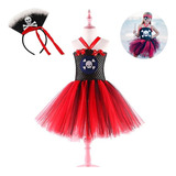 Fantasia Vestido Pirata Infantil