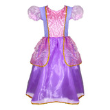 Fantasia Vestido Rapunzel Infantil