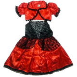 Fantasia Vestido Vermelho Bolero
