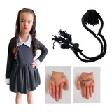 Fantasia Wandinha Halloween Addams