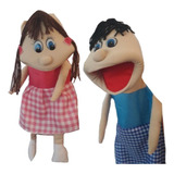 Fantoche Grande Evangélico Menino E Menina