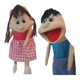 Fantoche Menino E Menina