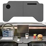 FANXIN Bandeja De Mesa De Carro Para Tesla Model Y 3  Mesa Dobrável De Carro Para Laptop  Bandeja De Volante Para Comer E Trabalhar  Mesa De Bandeja De Carro Para Assento Dianteiro Do Passageiro