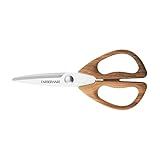 Farberware 5221282 Tesoura Multiuso  Cabos De Madeira De Noz Pecã 20 8 X 9 X 1 3 Cm