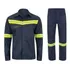 Farda  Eletricista  Uniforme Nr10 Azul Marinho Com Faixa