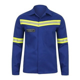 Farda   Uniforme Anti Chamas Risco2 Azul Royal