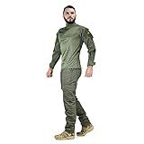Farda Verde Completa Reforçada Militar Tática Airsoft Uv50+ Tamanho:m46