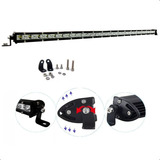 Farol Auxiliar Slim Barra Led Fina 85cm 90w Rally Off road
