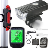 Farol Bike Velocimetro Digital