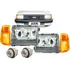 Farol Chevette 83 84 85 86 87 88 A 93 Lente De Vidro E Setas