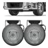 Farol De Milha Caminhão Vm Auxiliar Neblina Completo Kit 2pç