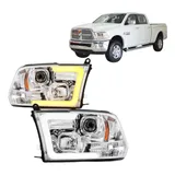 Farol Dodge Ram Cristal