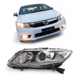 Farol Esquerdo Honda Civic