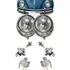 Farol Fusca Tremendao 63 64 65 66 67 68 70 72 C/ Aro Lampada