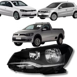 Farol Gol Voyage Saveiro G6 2013/16 Mascara Negra Mod.hella