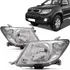 Farol Hilux 2009 2010 2011 Foco Simples Pisca Cristal