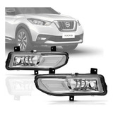 Farol Milha Auxiliar Neblina Nissan Kicks 2017 2018 O Par