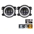 Farol Milha Led Auxiliar Projetor Strobo 30w 4 Pol C Suporte