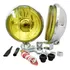 Farol Milha Lente Lisa Amarela Fusca/gol/gt/gts/gti Crom.252