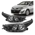 Farol Yaris 2018 2019 2020 Foco Duplo Máscara Negra